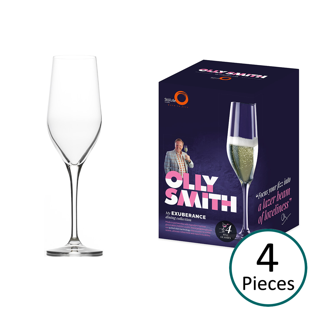 Stolzle Olly Smith Exuberance Collection Champagne Glass / Flute - Set of 4