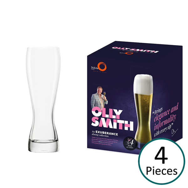 Stolzle Olly Smith Exuberance Collection Beer Glass - Set of 4