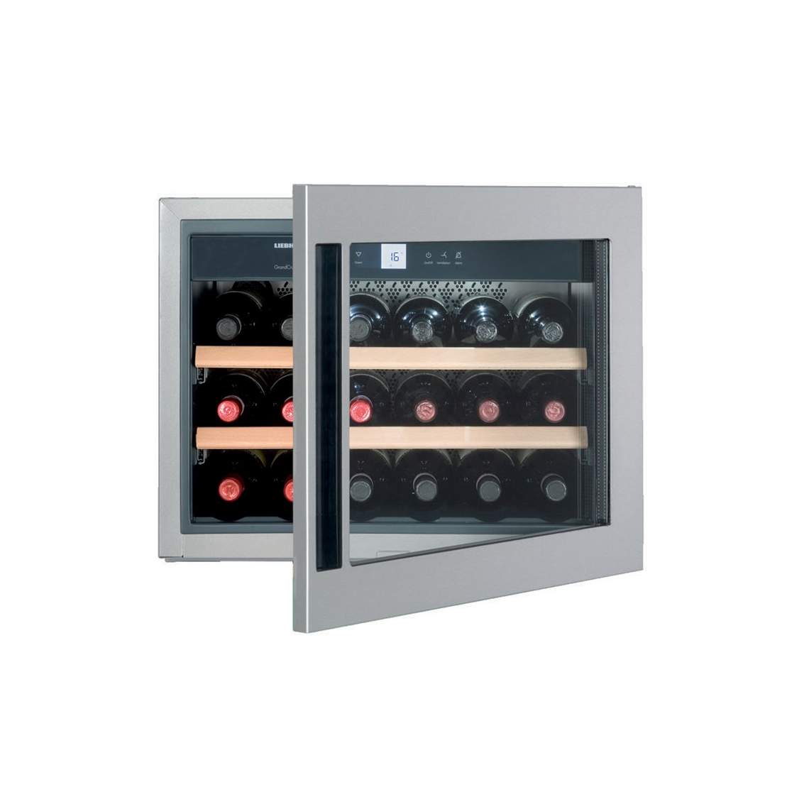 Liebherr GrandCru Built-In Single Temperature Wine Cabinet S/Steel - WKEes 553