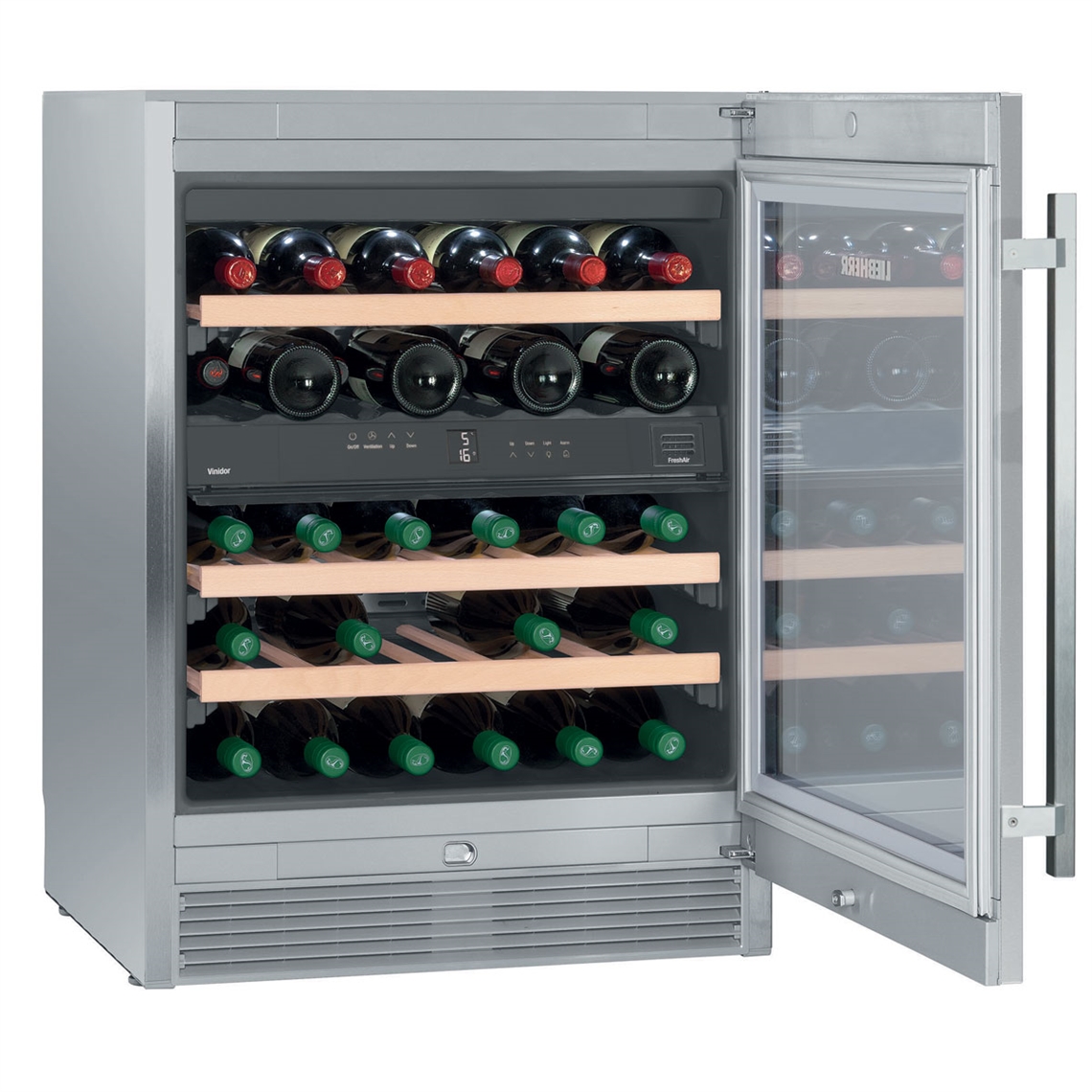 Liebherr Vinidor 2 Temperature Freestanding Wine Cabinet - WTes 1672