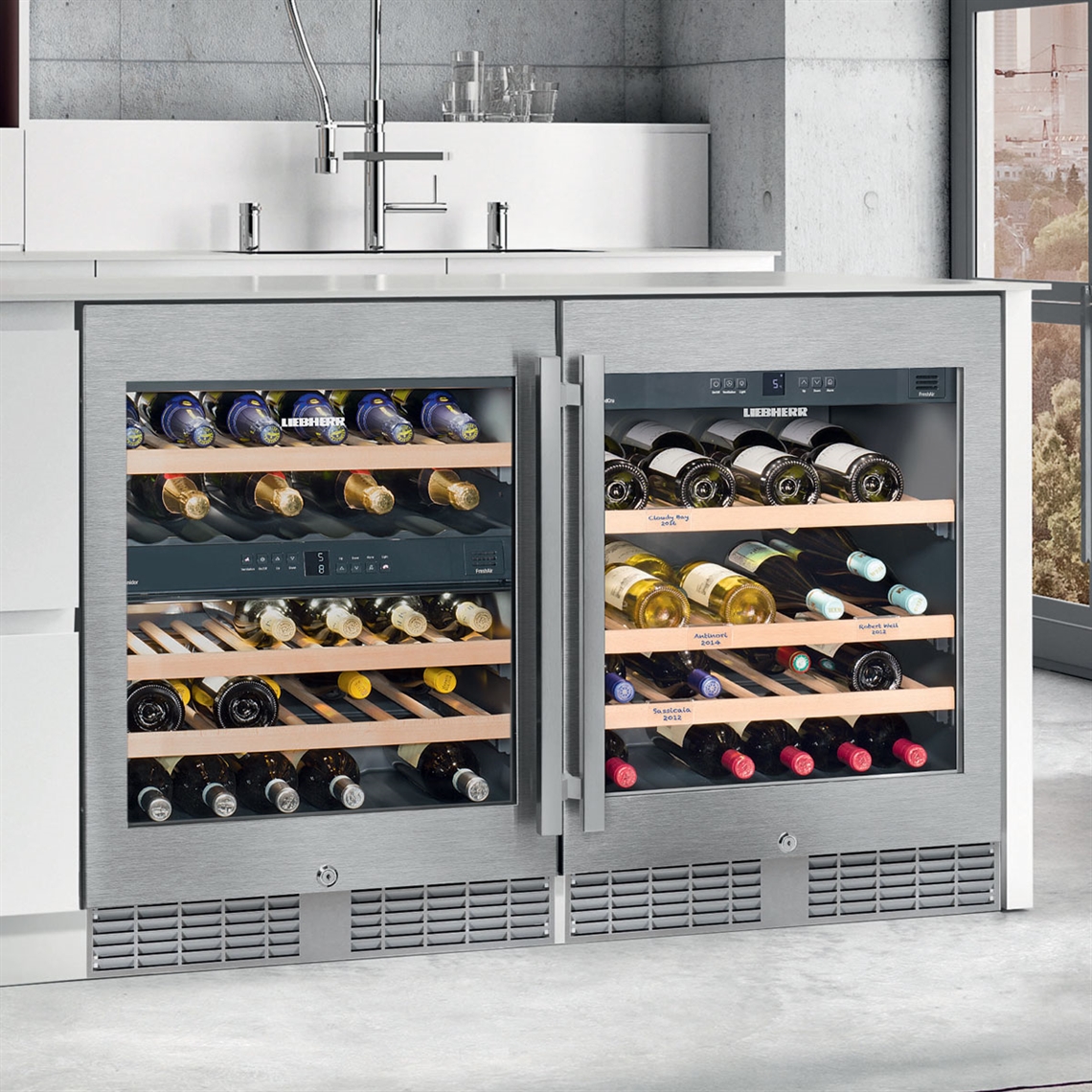 Liebherr Vinidor Under Worktop 2 Temperature Wine Cabinet - UWTes 1672