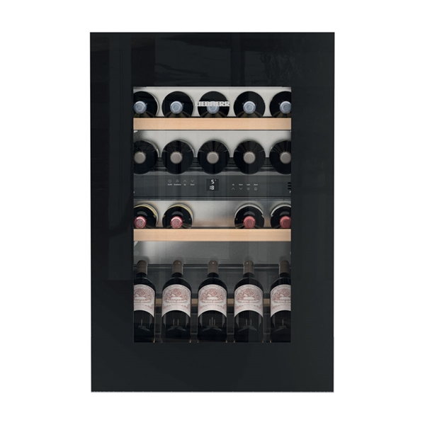 Liebherr Vinidor Built-In 2 Temperature Wine Cabinet Black - EWTgb 1683