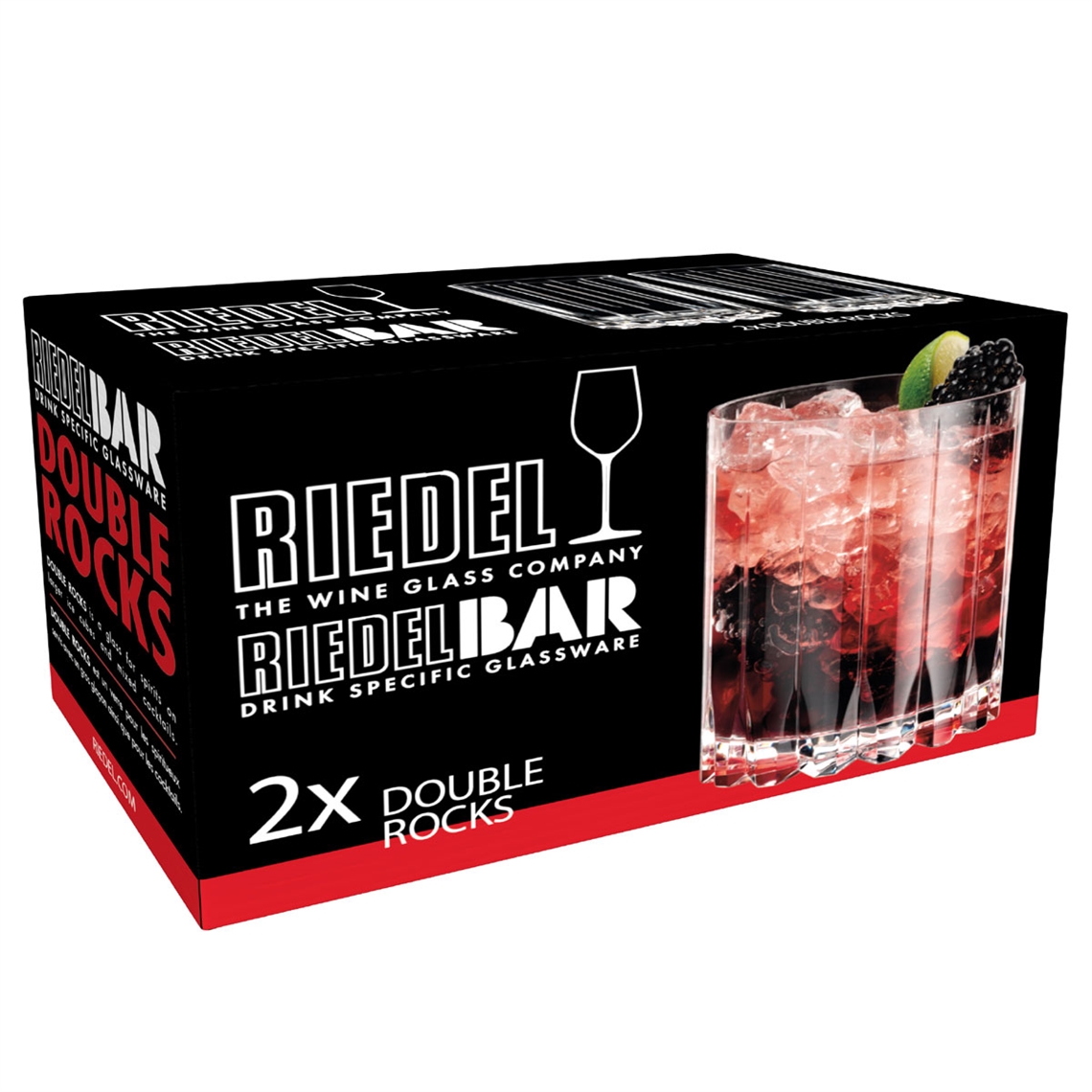 Riedel Bar Drink Specific Double Rocks Tumbler - Set of 2 - 6417/07