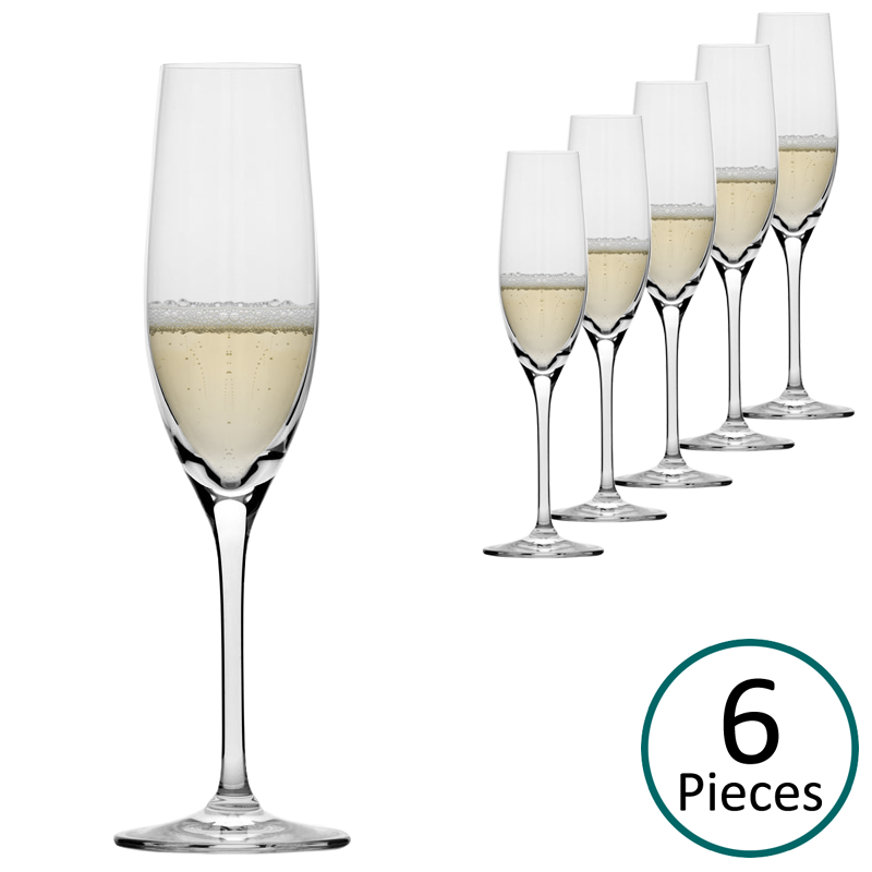 Glass & Co In Vino Veritas Champagne Glass - Set of 6
