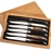 Laguiole en Aubrac 6 Piece Steak Knives Set - Mixed Horn Handles