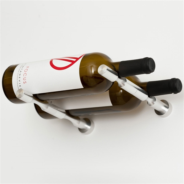 VintageView Wall Mounted Vino Series - Vino Pins 2 Bottle Wine Rack - Aluminium