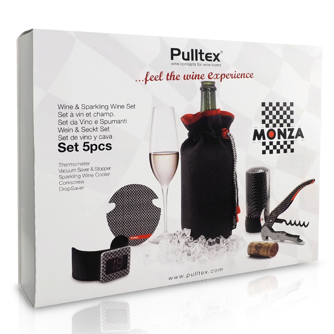 Pulltex Monza Complete 5-Piece Wine & Sparkling Wine Set