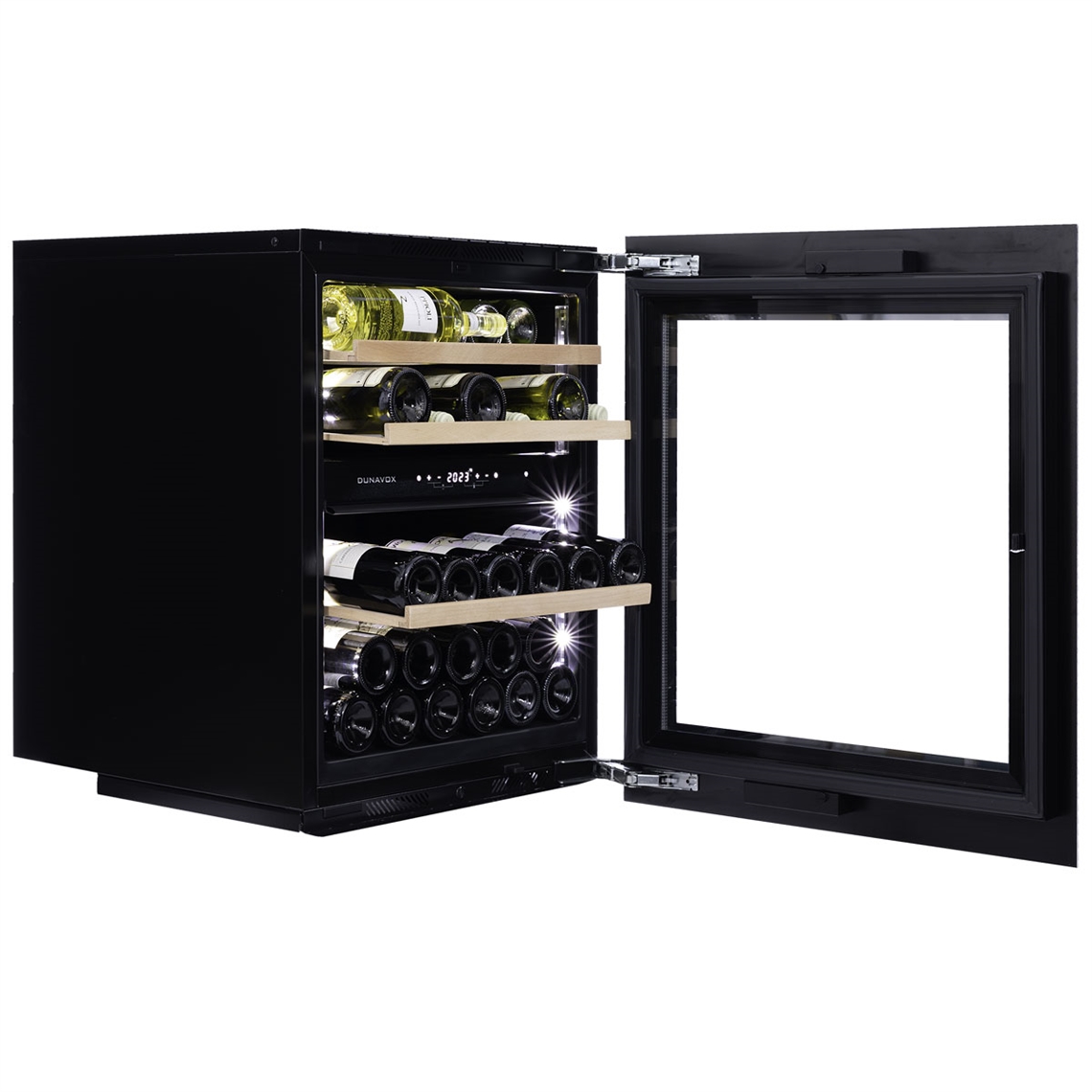 Dunavox Wine Cabinet Glance - 2-Temperature Slot-In - Black DAVG-32.80DB.TO