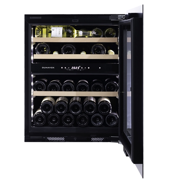 Dunavox Wine Cabinet Glance - 2-Temperature Slot-In - Stainless Steel DAVG-32.80DSS.TO