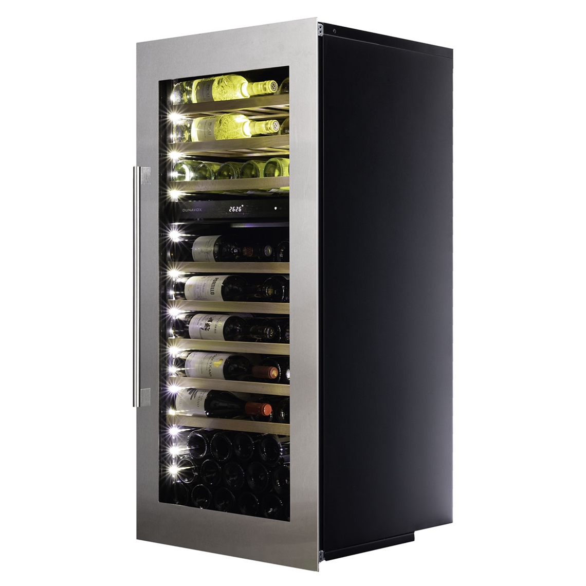 Dunavox Wine Cabinet Glance - 2-Temperature Slot-In - Stainless Steel DAVG-72.185DSS.TO