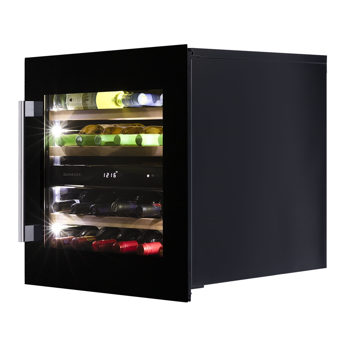 Dunavox Wine Cabinet Soul - 2-Temperature Slot-In - Black DAVS-25.63DB