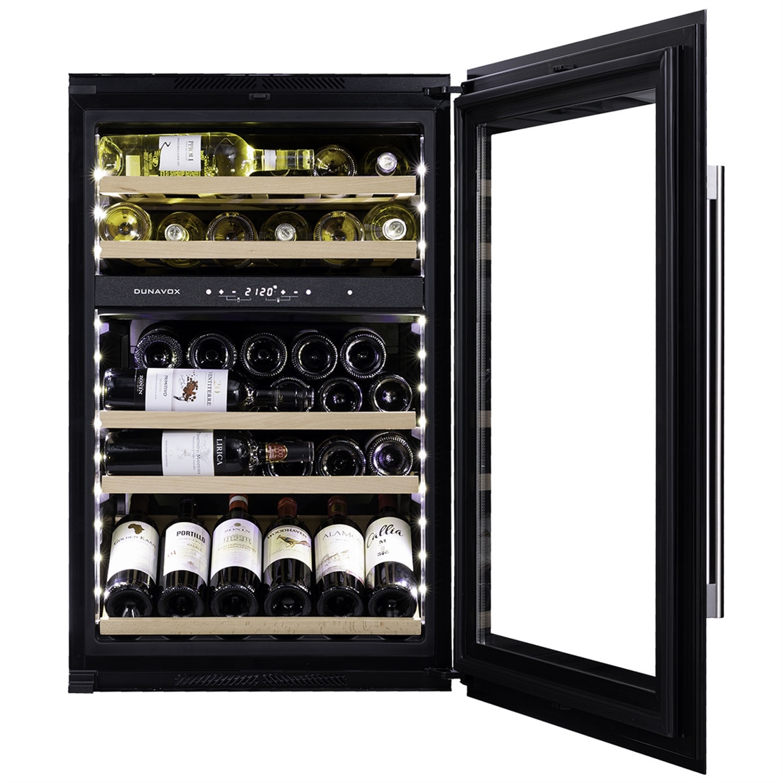 Dunavox Wine Cabinet Soul - 2-Temperature Slot-In - Stainless Steel DAVS-49.116DSS