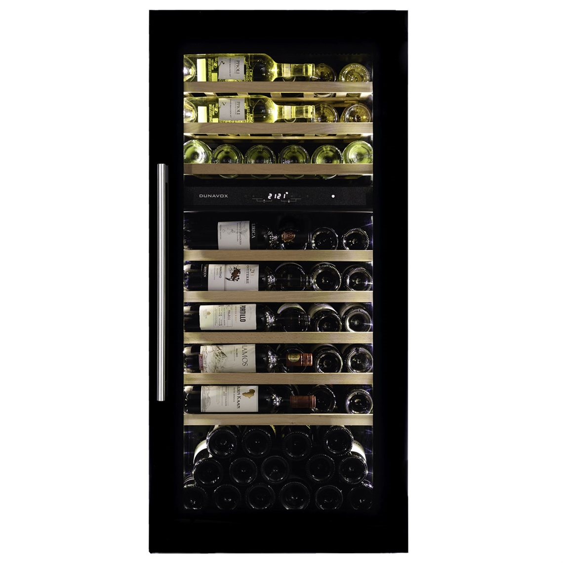 Dunavox Wine Cabinet Soul - 2-Temperature Slot-In - Black DAVS-72.185DB