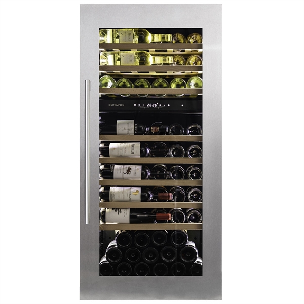 Dunavox Wine Cabinet Soul - 2-Temperature Slot-In - Stainless Steel DAVS-72.185DSS