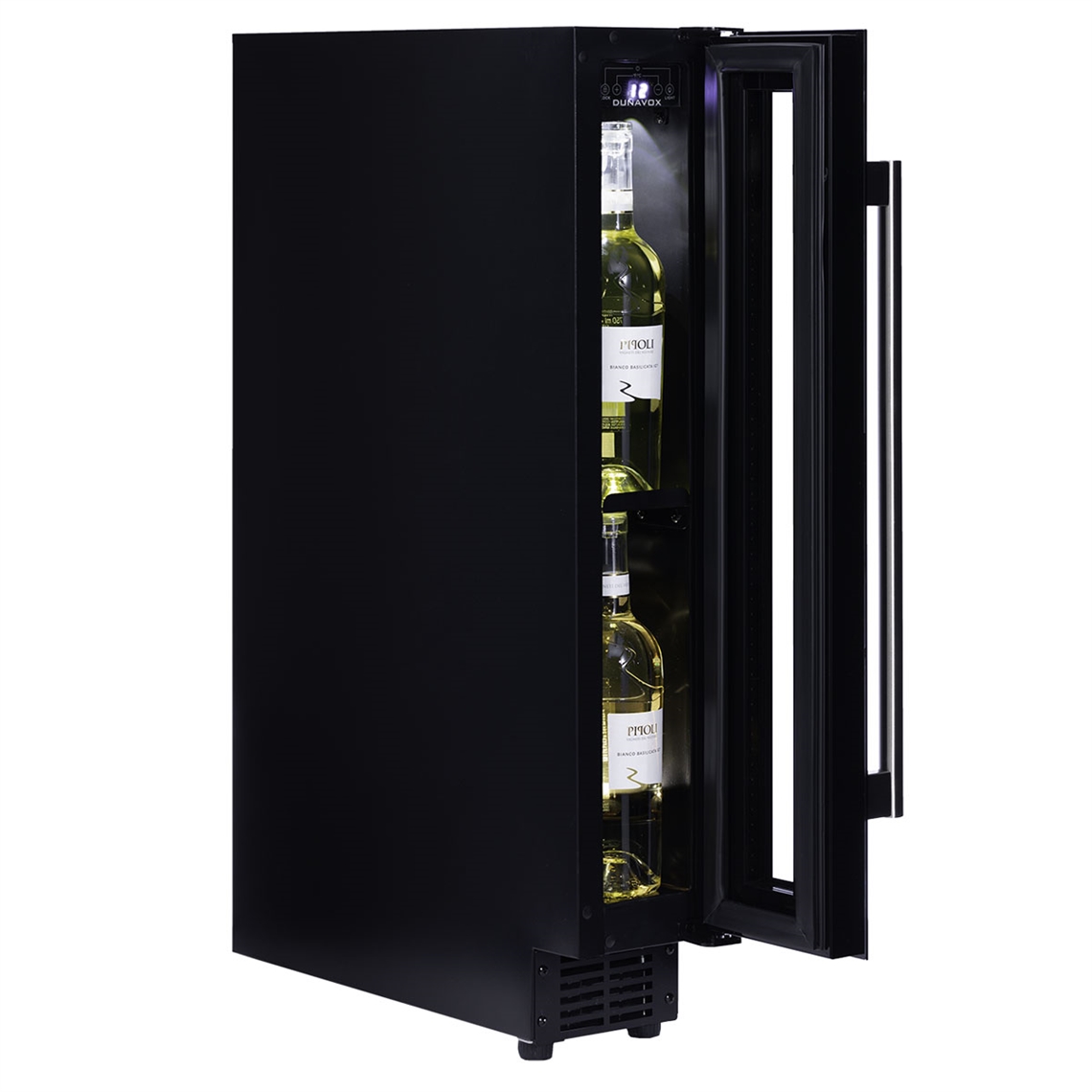 Dunavox Wine Cabinet Flow - Single Temperature Built-In Under Counter - Black DAUF-9.22B