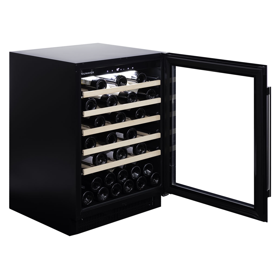 Dunavox Wine Cabinet Flow - Single Temperature Built-In Under Counter - Black DAUF-46.138B