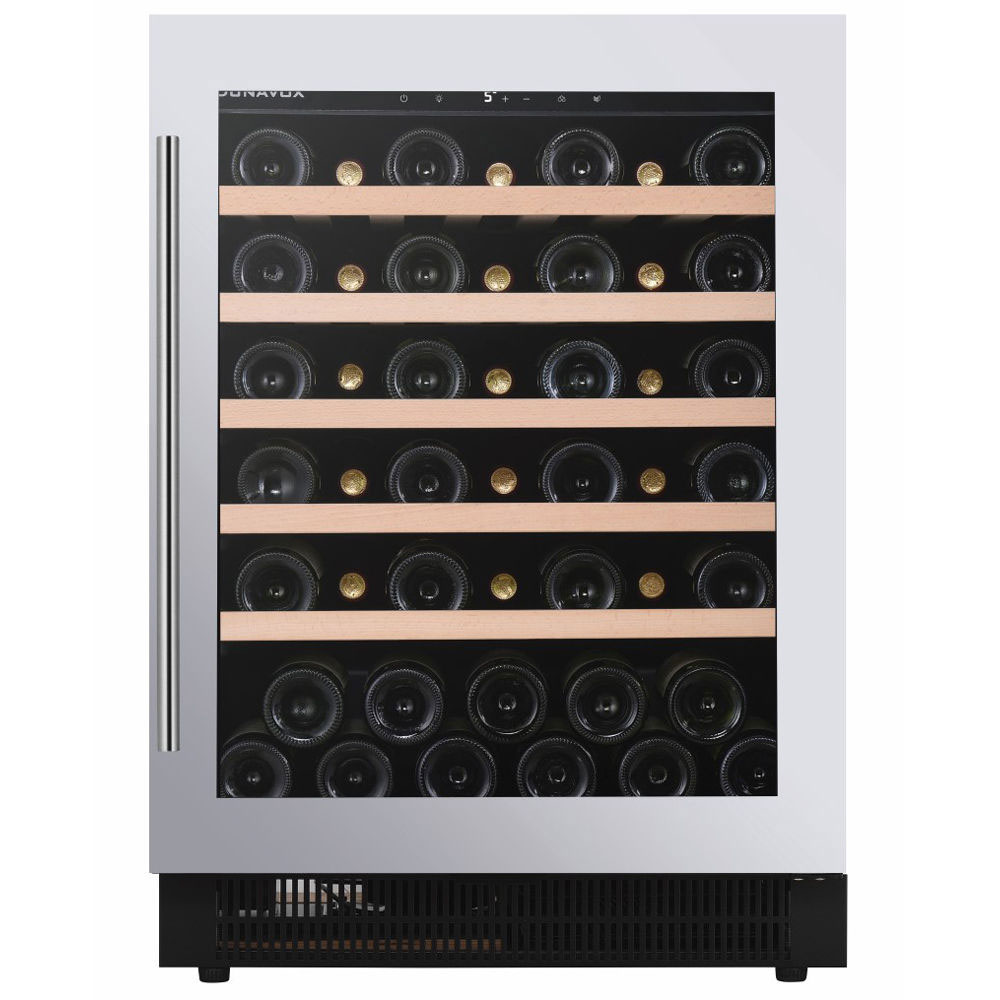 Dunavox Wine Cabinet Flow - Single Temperature Built-In Under Counter - Stainless Steel DAUF-46.138SS