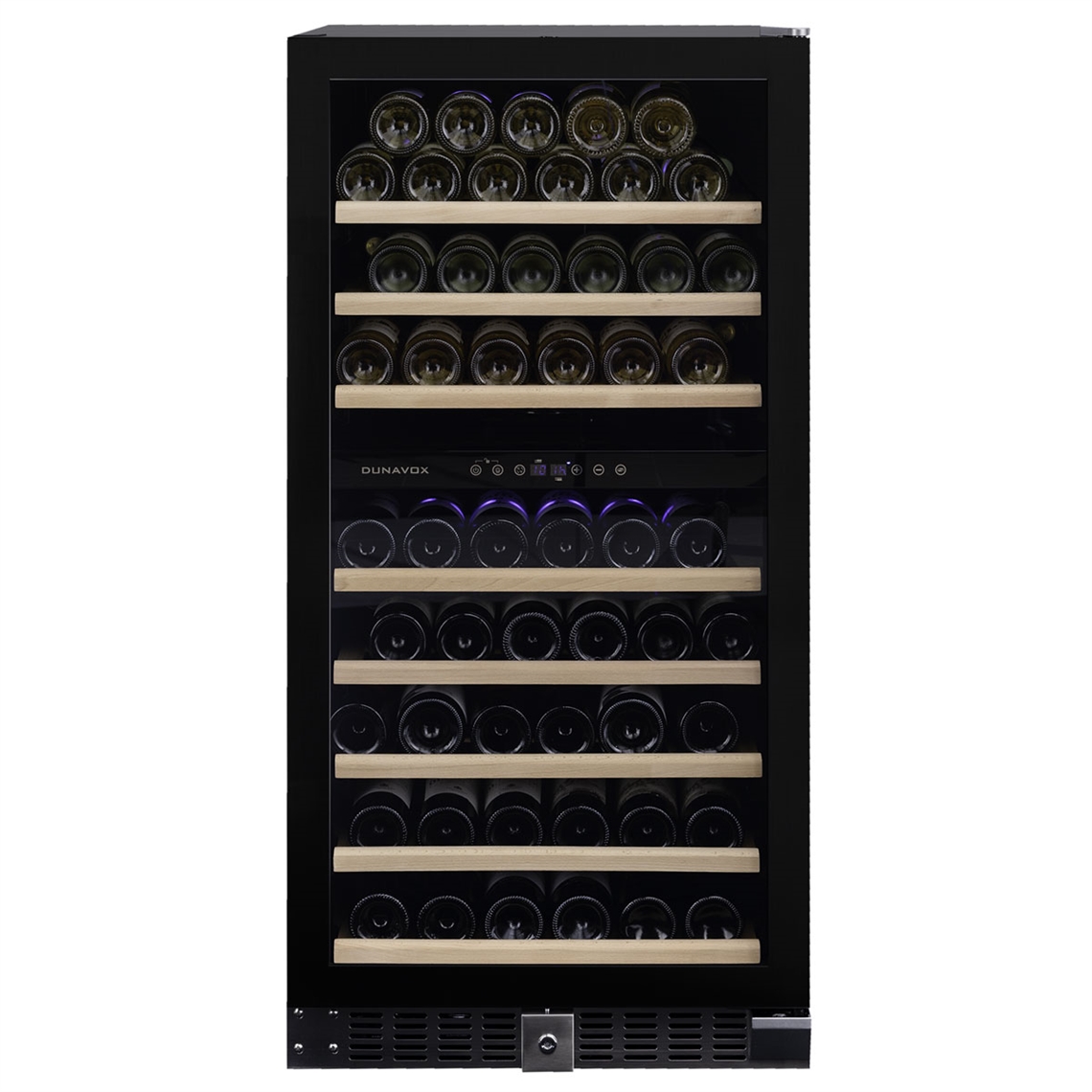 Dunavox Wine Cabinet Grande - 2-Temperature Freestanding - Black DX-94.270DBK