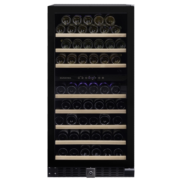 Dunavox Wine Cabinet Grande - 2-Temperature Freestanding - Black DX-94.270DBK